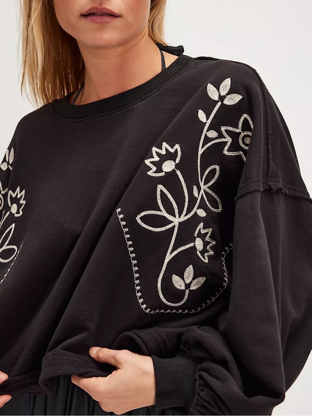 Free People Tricia Fix Western Crew